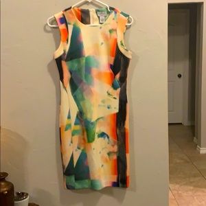 Carmen Marc Valvo Multi Color Dress
